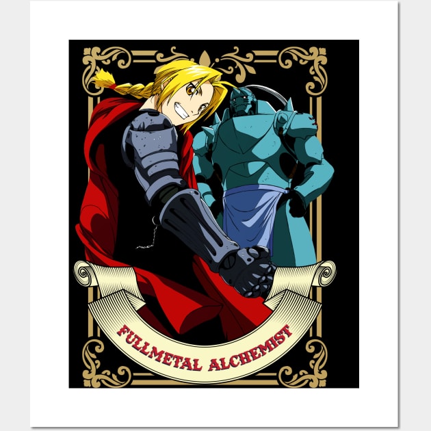 Fullmetal alchemist - Edward and Alphones Wall Art by mounier